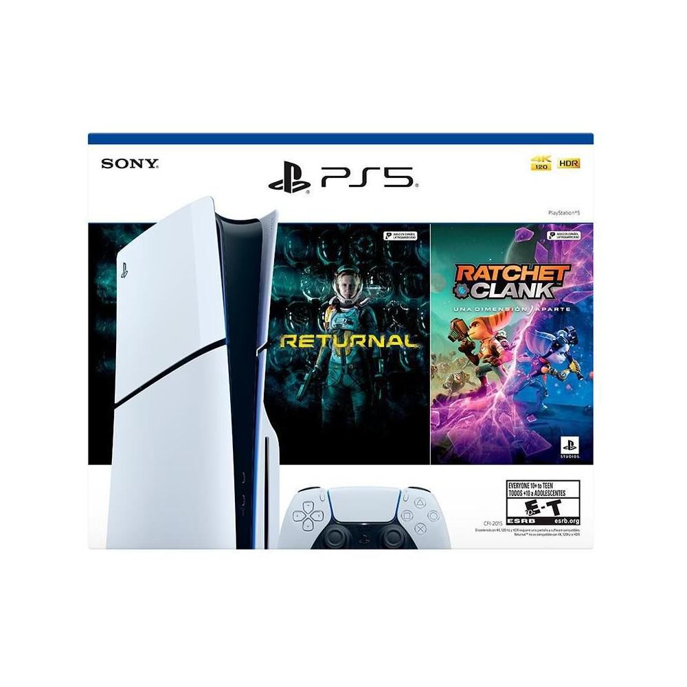 Consola PS5 Sony Slim Disco + Juego Returnal + Juego Ratchet & Clank image number 0.0