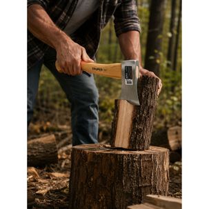 Hacha Cazador 1-1/4 Lb, Mango Hickory 14 , Truper