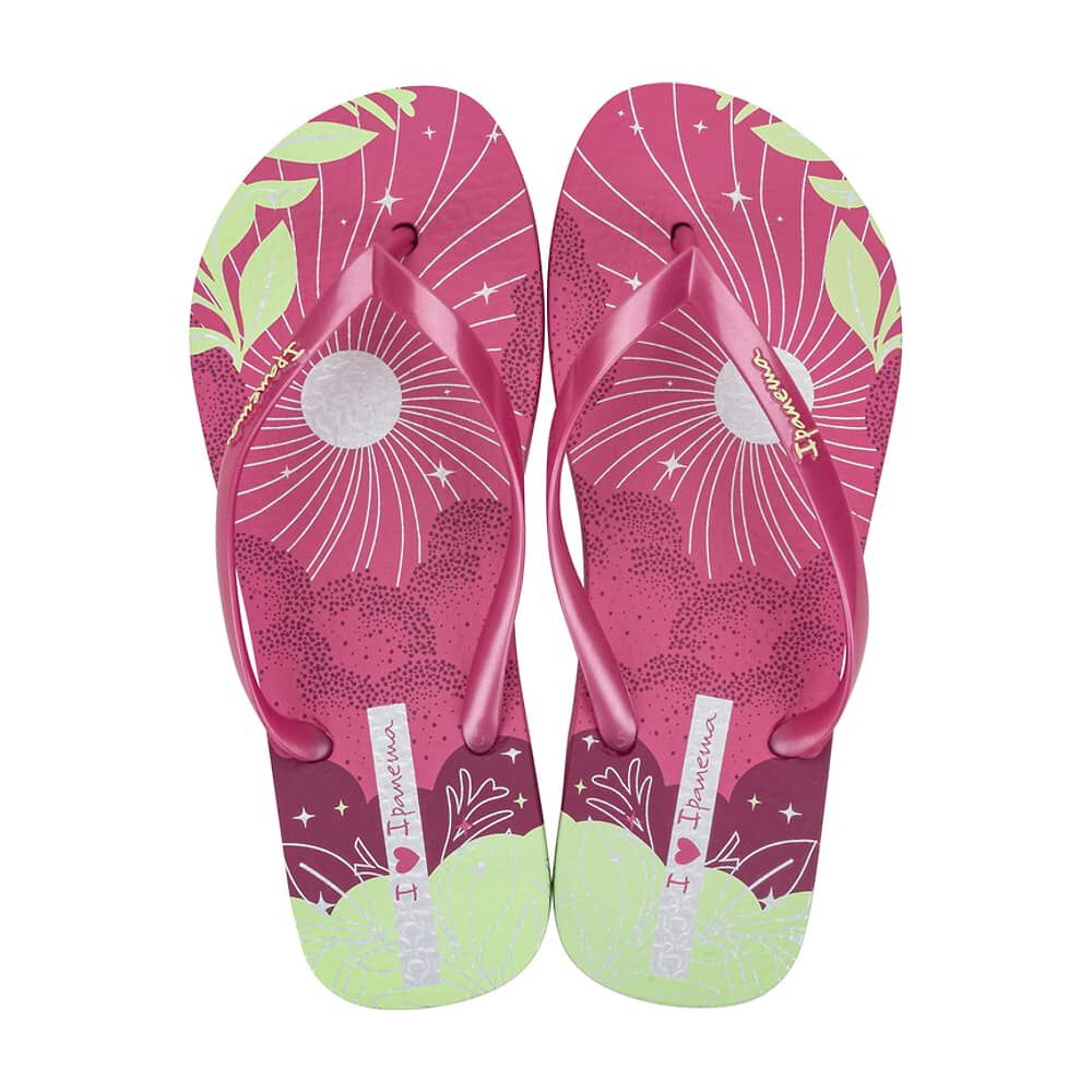Sandalia Mujer Fucsia/verde Love Shine Ipanema image number 0.0