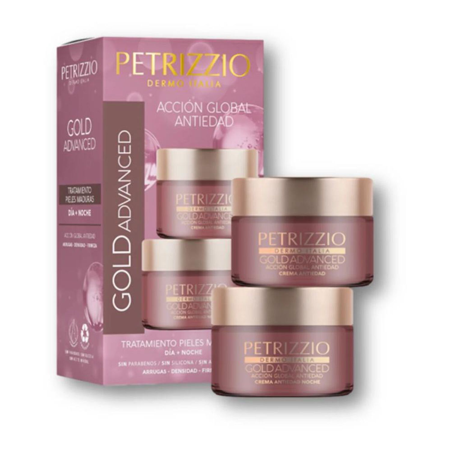 Set De Cremas Antiedad Gold Advanced +60 Petrizzio image number 0.0