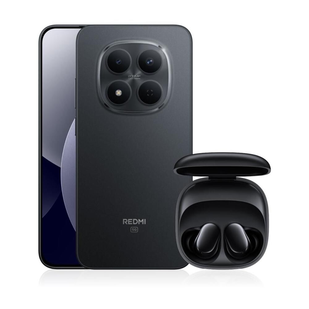 Smartphone Xiaomi Redmi Note 15 Pro / 5G / 256 GB / Negro / Liberado + Redmi Buds 6 Play