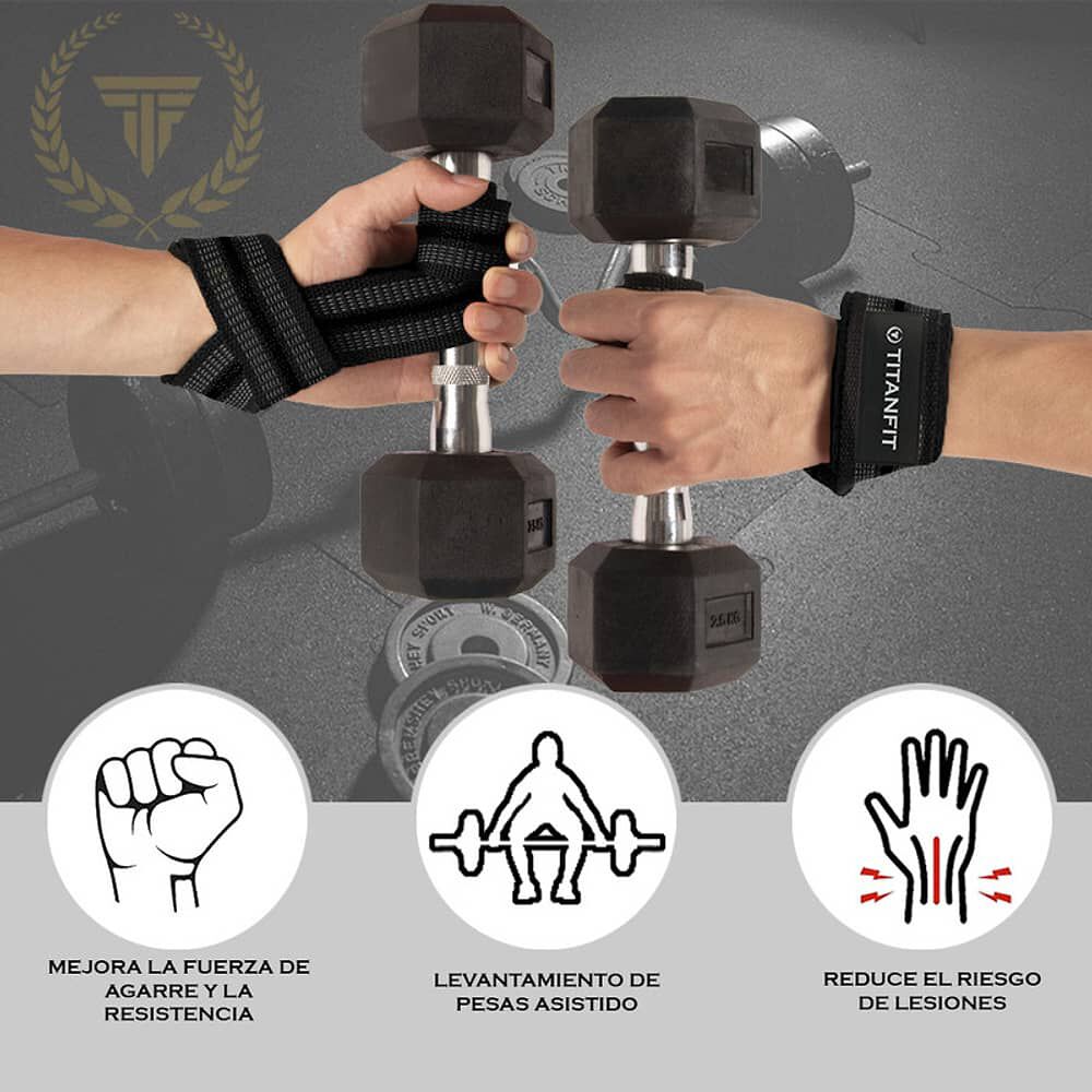 Straps Hoplon Negro Titanfit image number 2.0