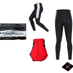 Calza Larga Ciclismo Con Acolchado Unisex