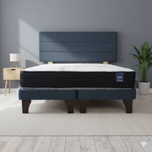 Cama Europea 2 Plazas 190 Respaldo Atacama