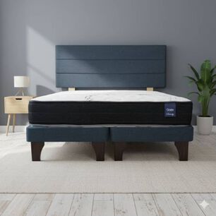 Cama Europea 2 Plazas 190 Respaldo Atacama