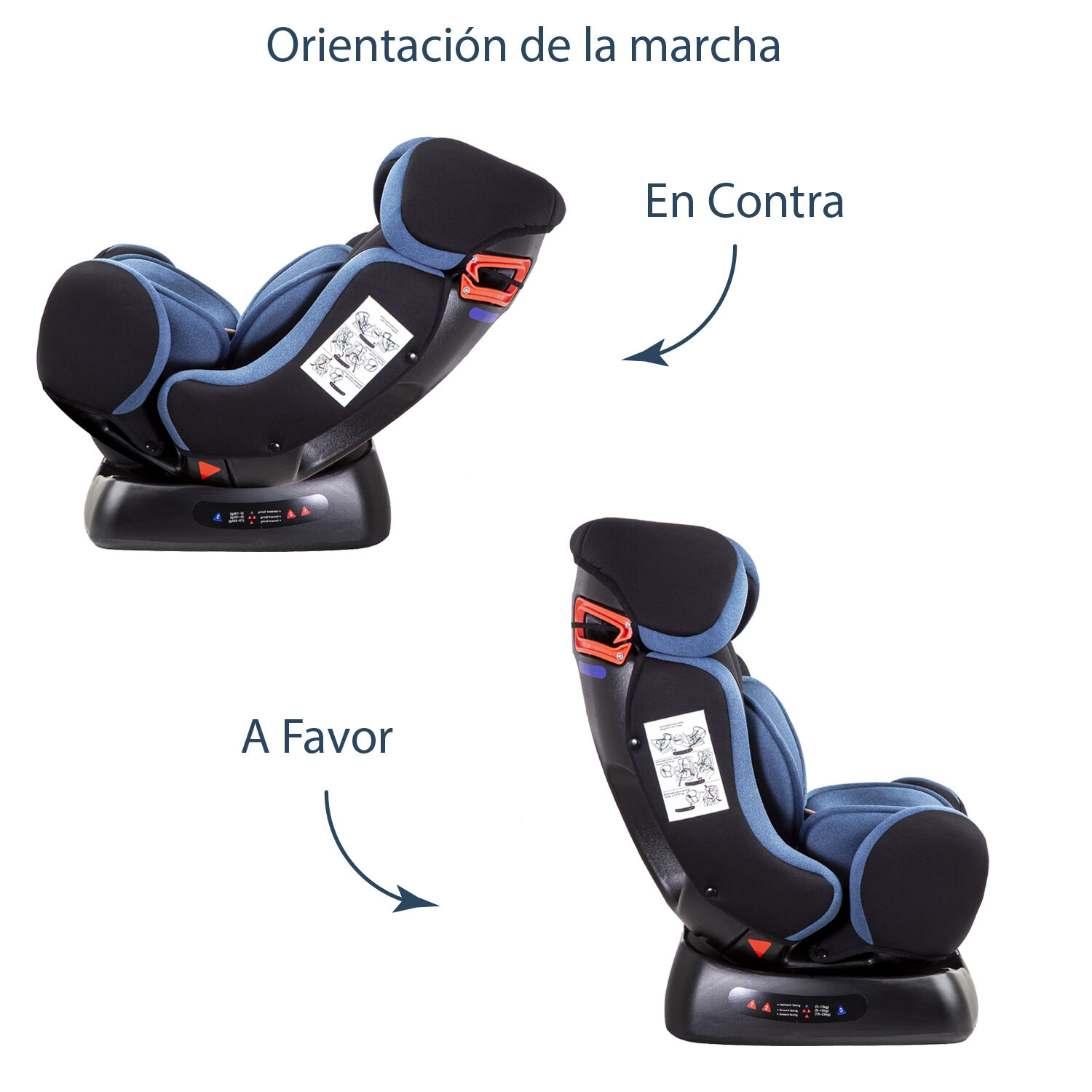 Silla De Auto Orbit Lx Azul Bebesit image number 6.0