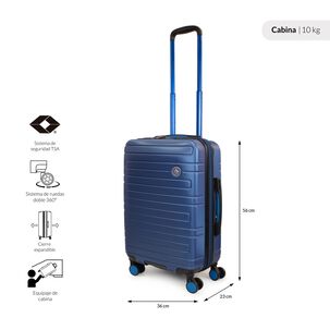 Pack 2 Maletas Cabina S 10k + L 23k Milan Azul Penguin