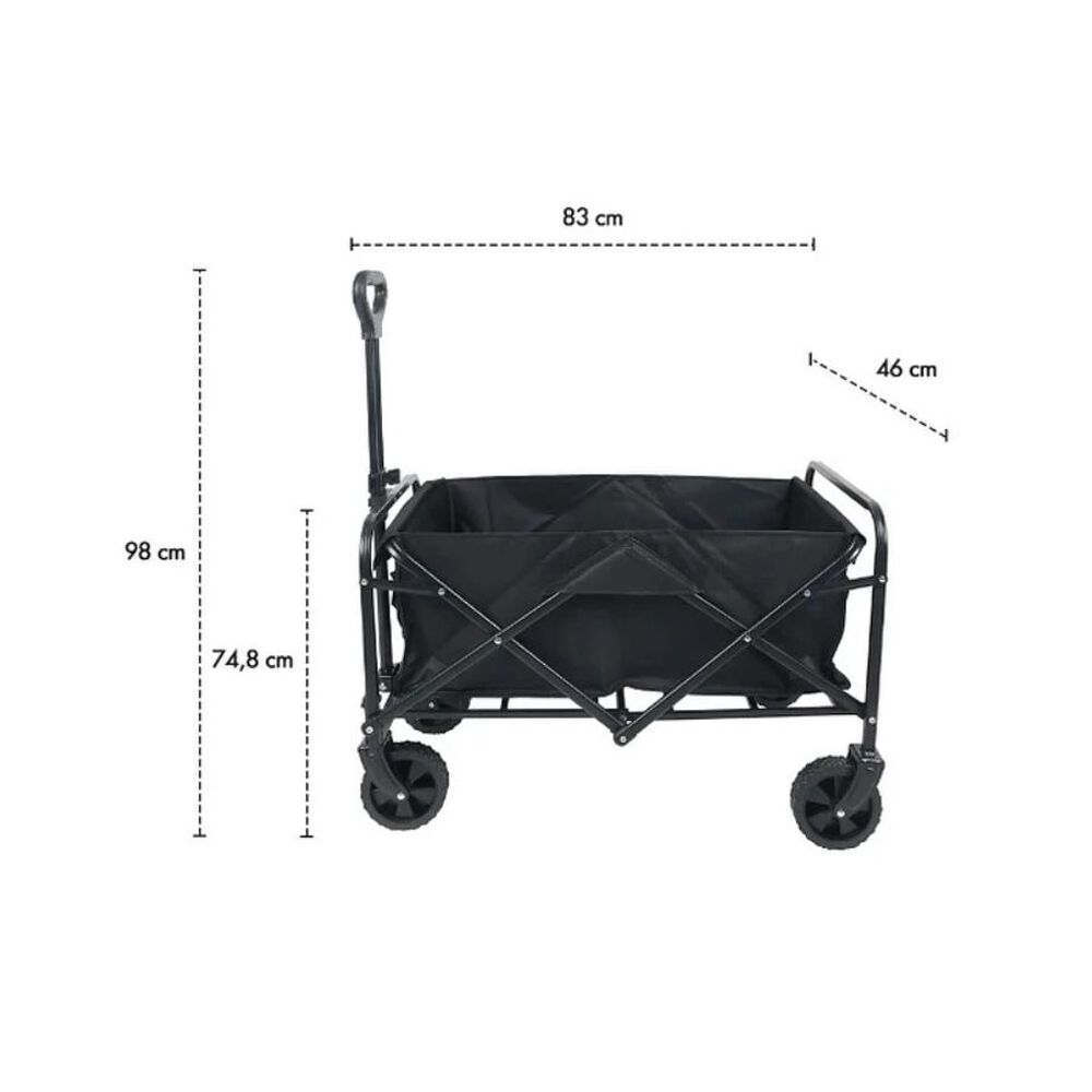 Carrito Plegable Organizador Camping Verano Carga Pequeño image number 3.0