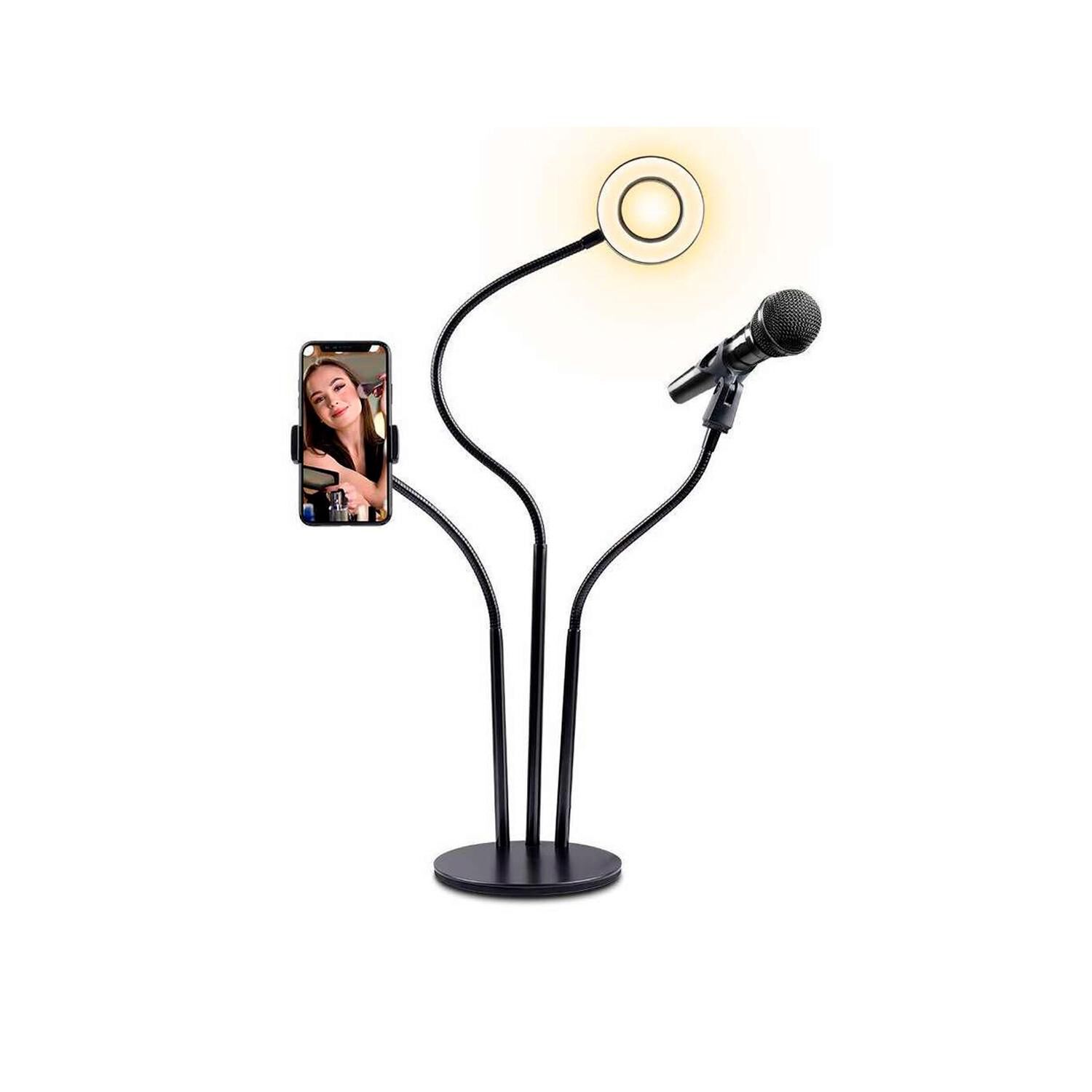 Soporte Aro De Luz Led 3 En 1 image number 1.0