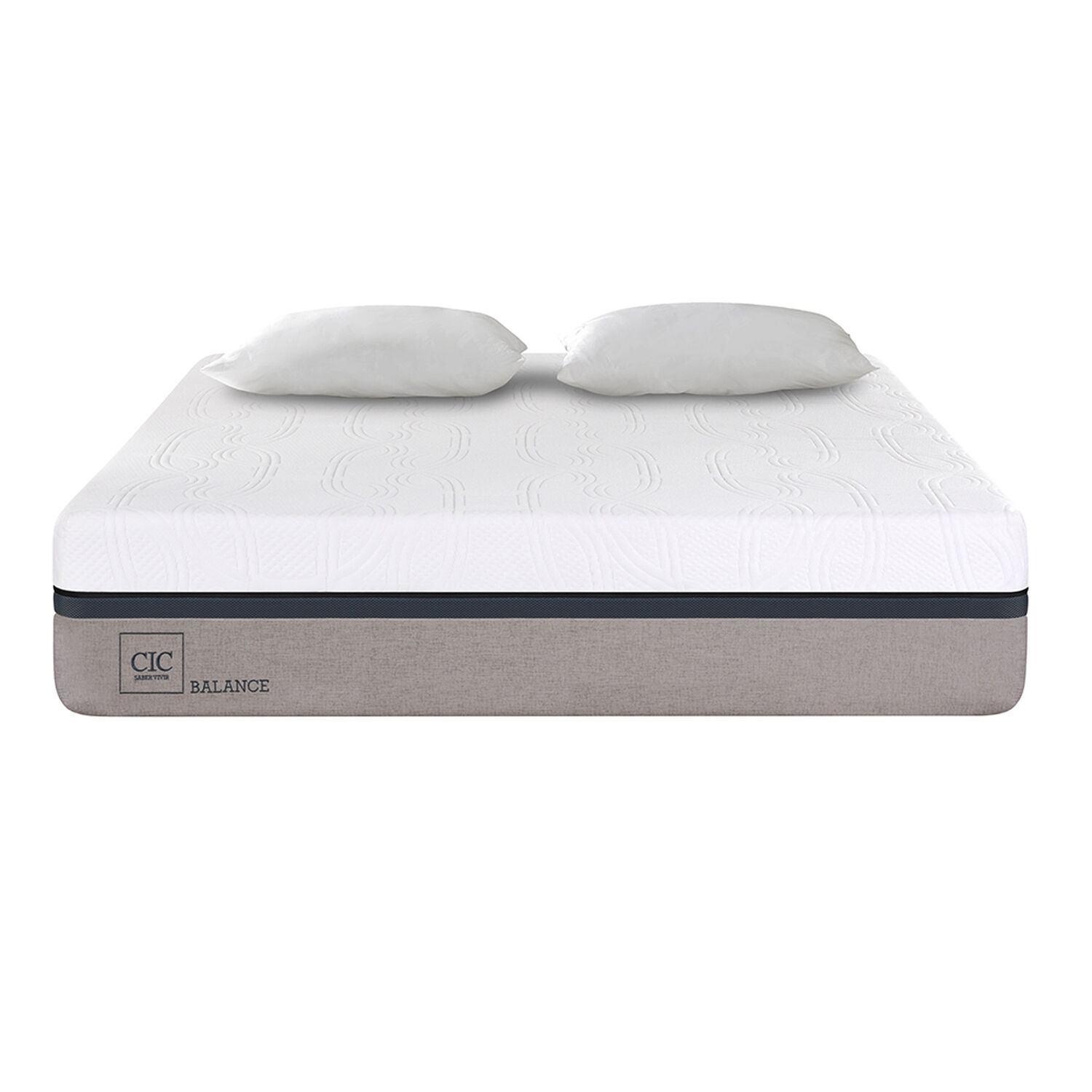 Colch&oacute;n Cic Balance / 2 Plazas + 2 almohadas / 190 Cm x 150 Cm image number 0.0
