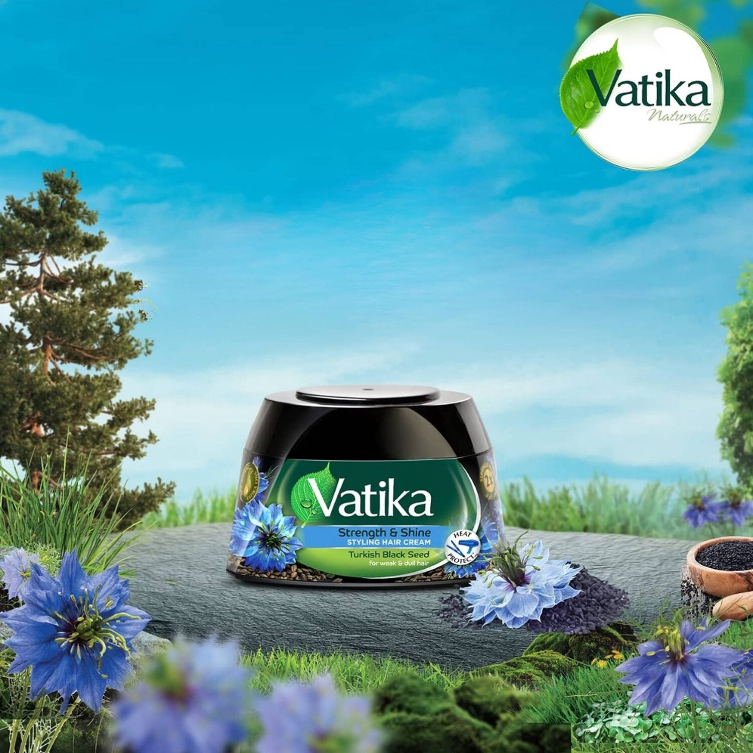 Vatika Crema De Peinar Semilla Negra 140 Ml image number 2.0