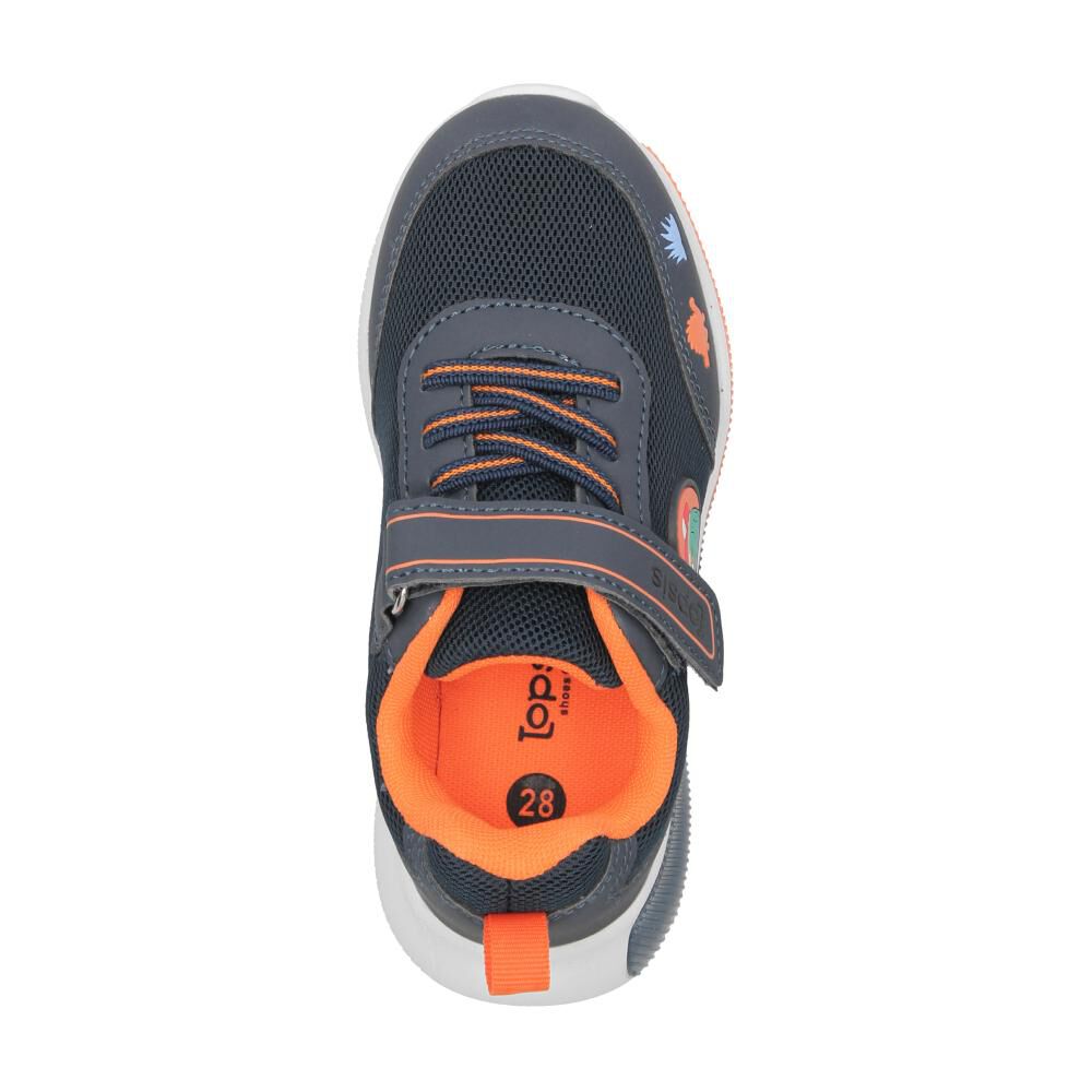 Zapatilla Infantil Niño Topsis Navy image number 4.0