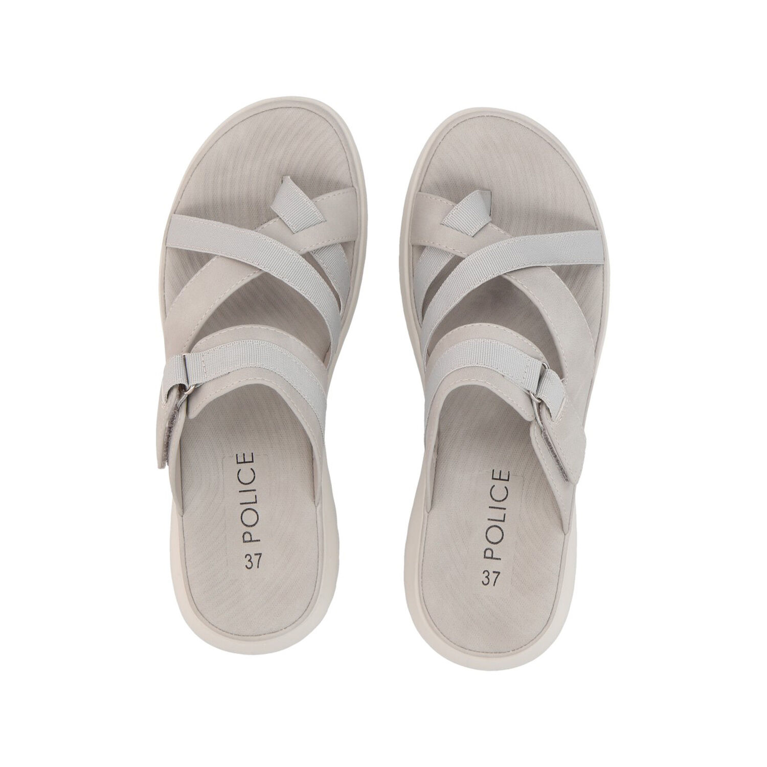 Sandalia Mujer Gris Valentina Police image number 2.0