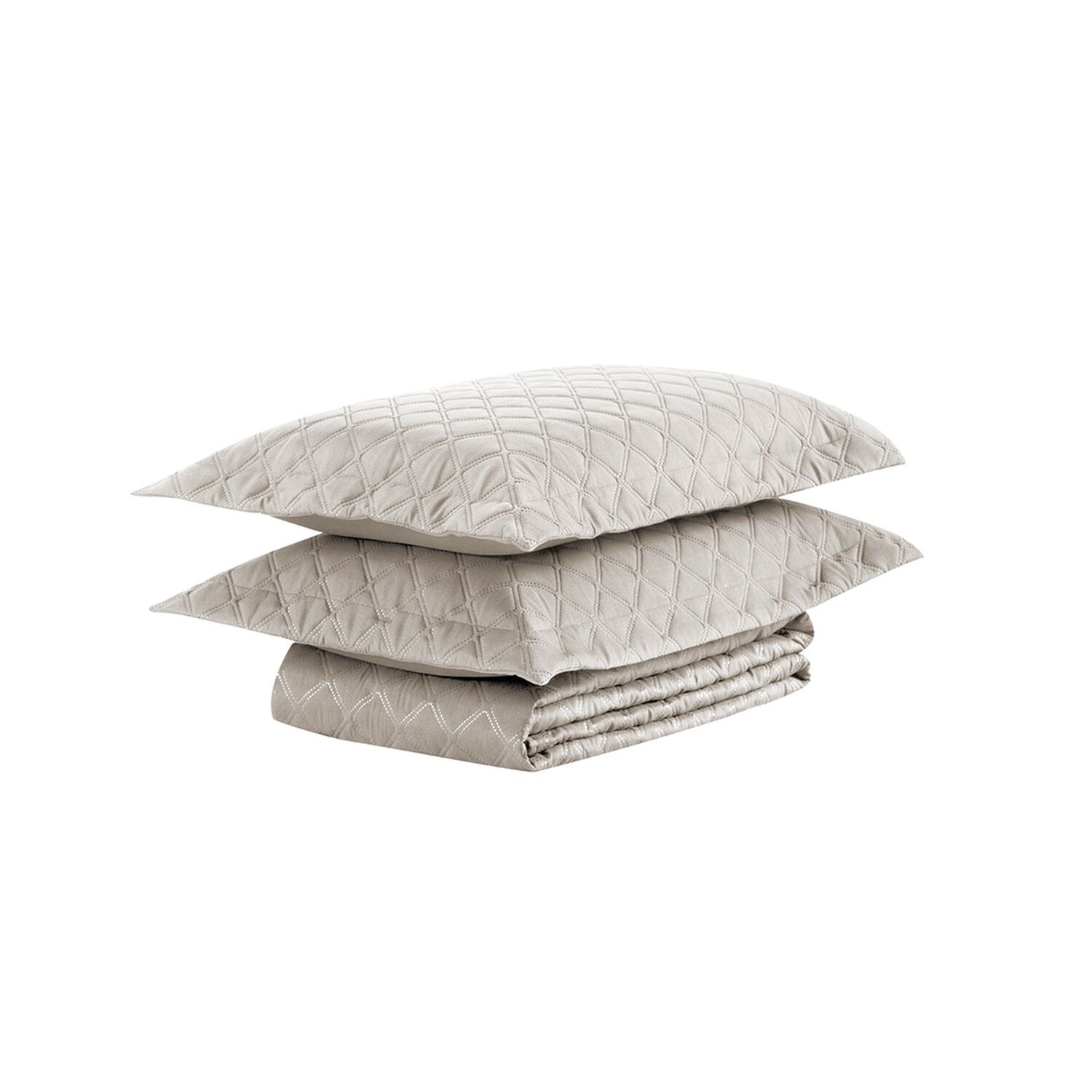 Quilt Andes Liso Beige King image number 2.0