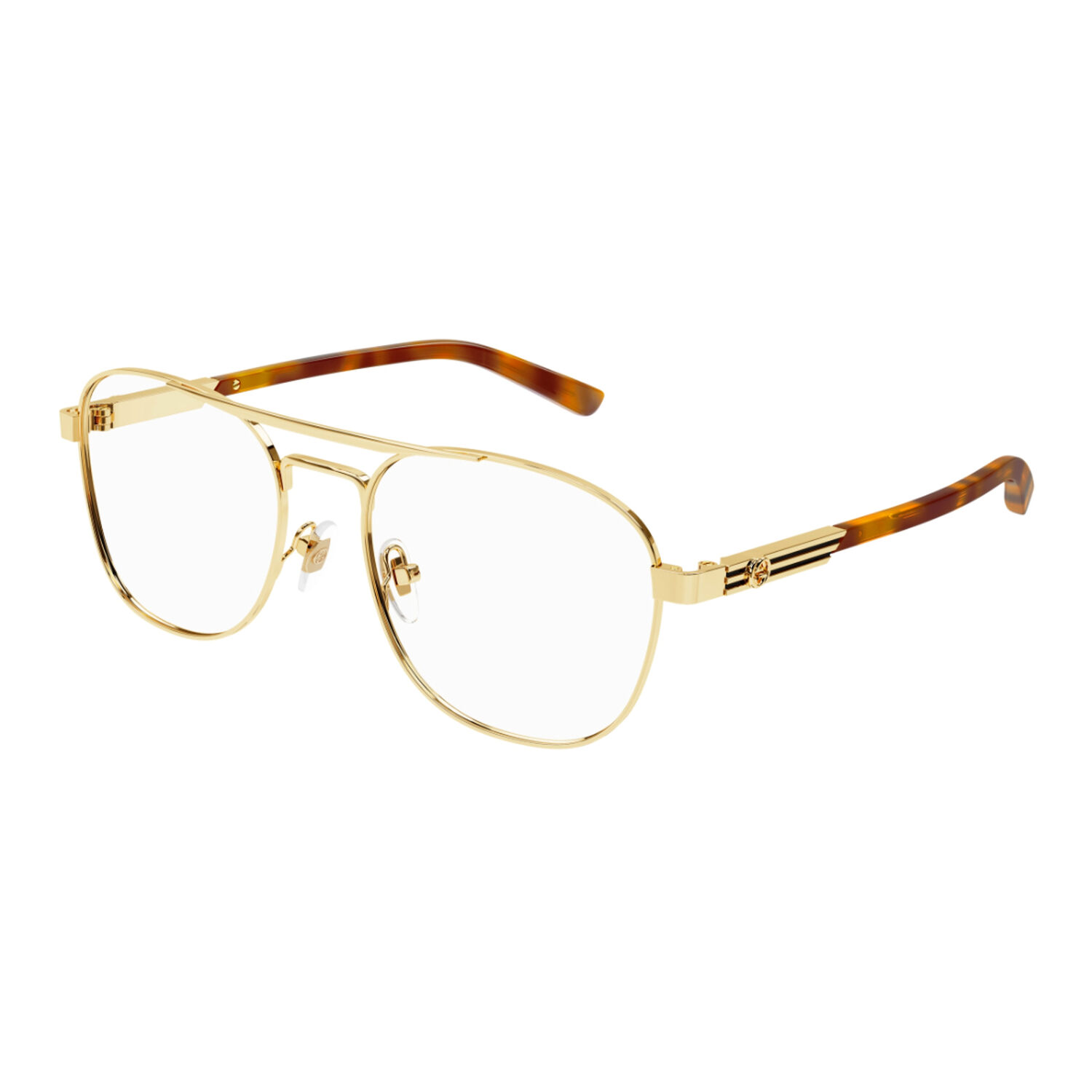 Lentes &Oacute;pticos Dorado Gucci image number 0.0