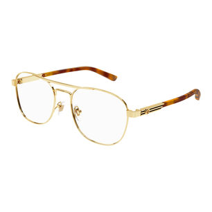 Lentes &Oacute;pticos Dorado Gucci