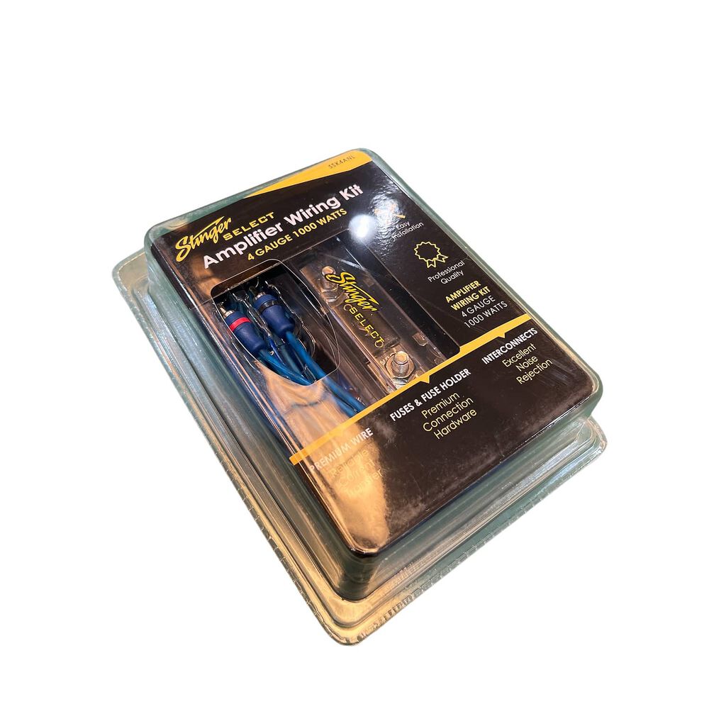 Kit De Cables Instalaci&oacute;n Stinger Ssk4anl 4ga Fusible De 100amp image number 1.0