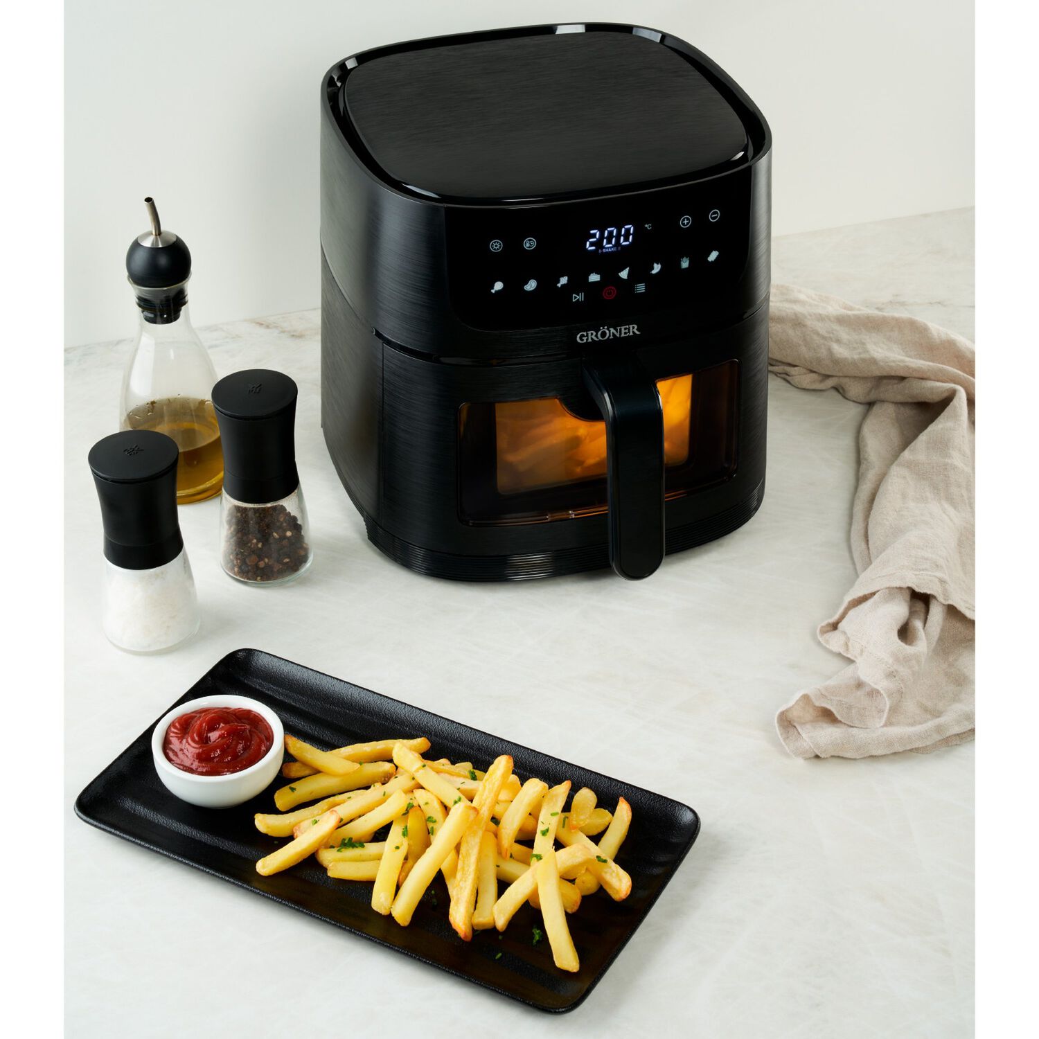 Air Fryer Digital Gr&ouml;ner 6l image number 3.0