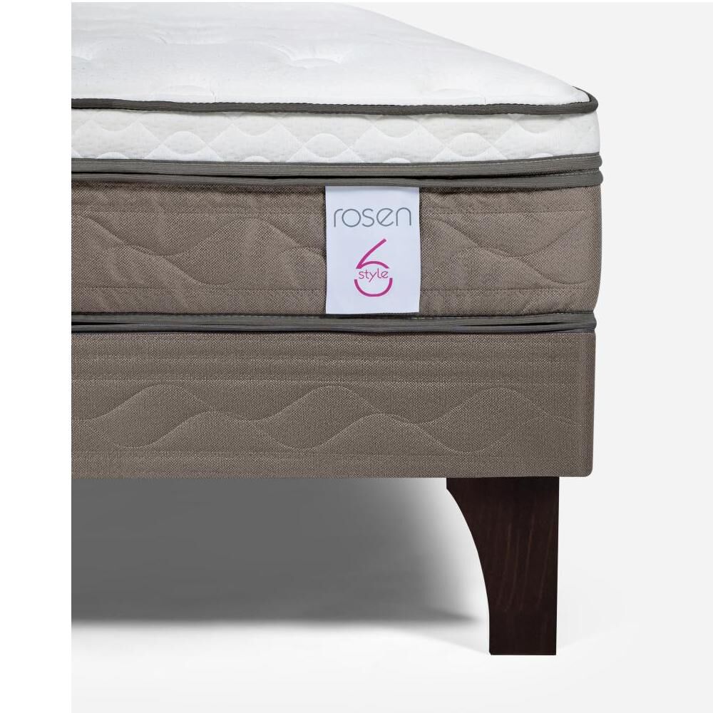 Cama Europea Rosen New Style 6 / 2 Plazas / Base Dividida image number 2.0