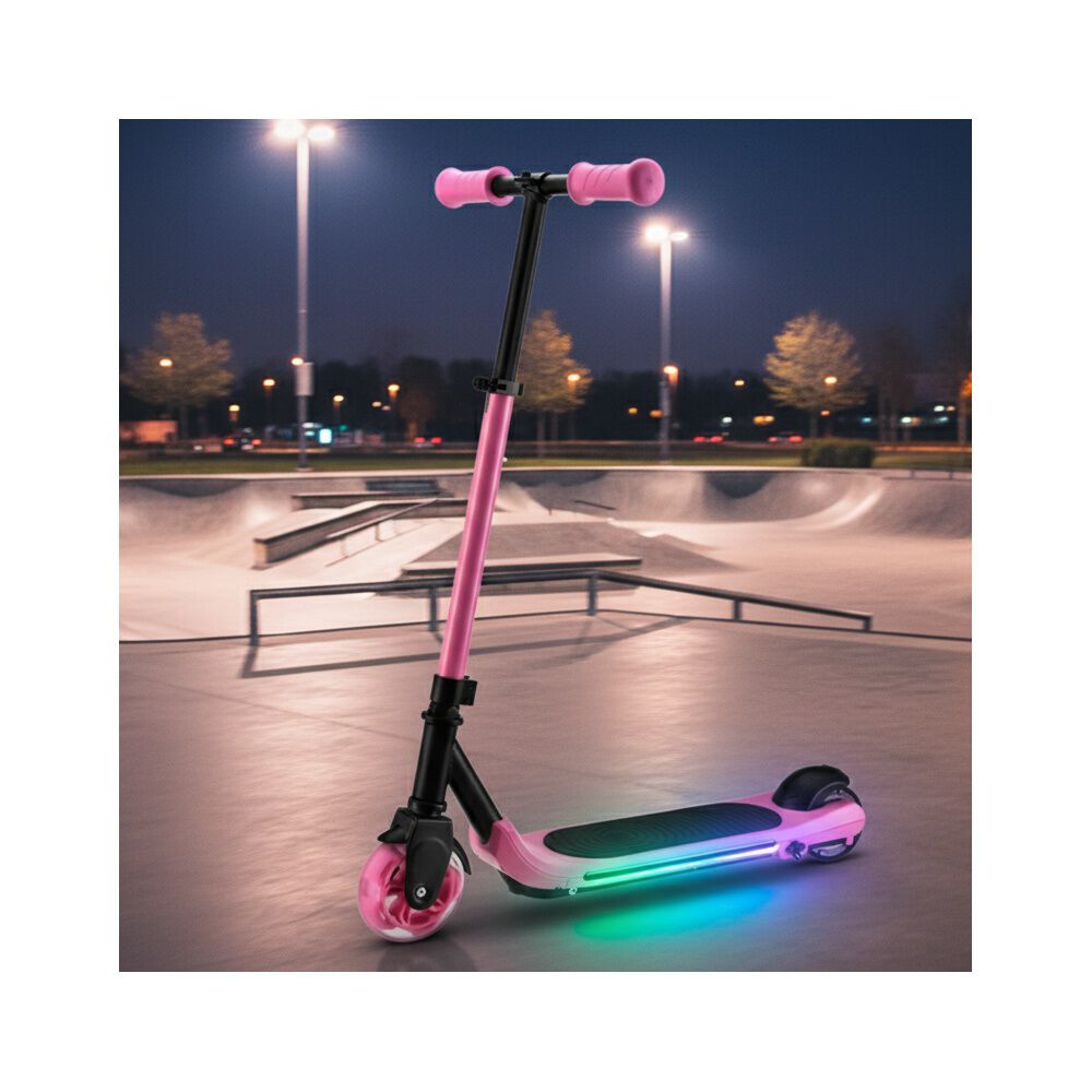 Monopat&iacute;n Electrico Plegable E-scooter 60w 24v2000mah Rosado image number 1.0