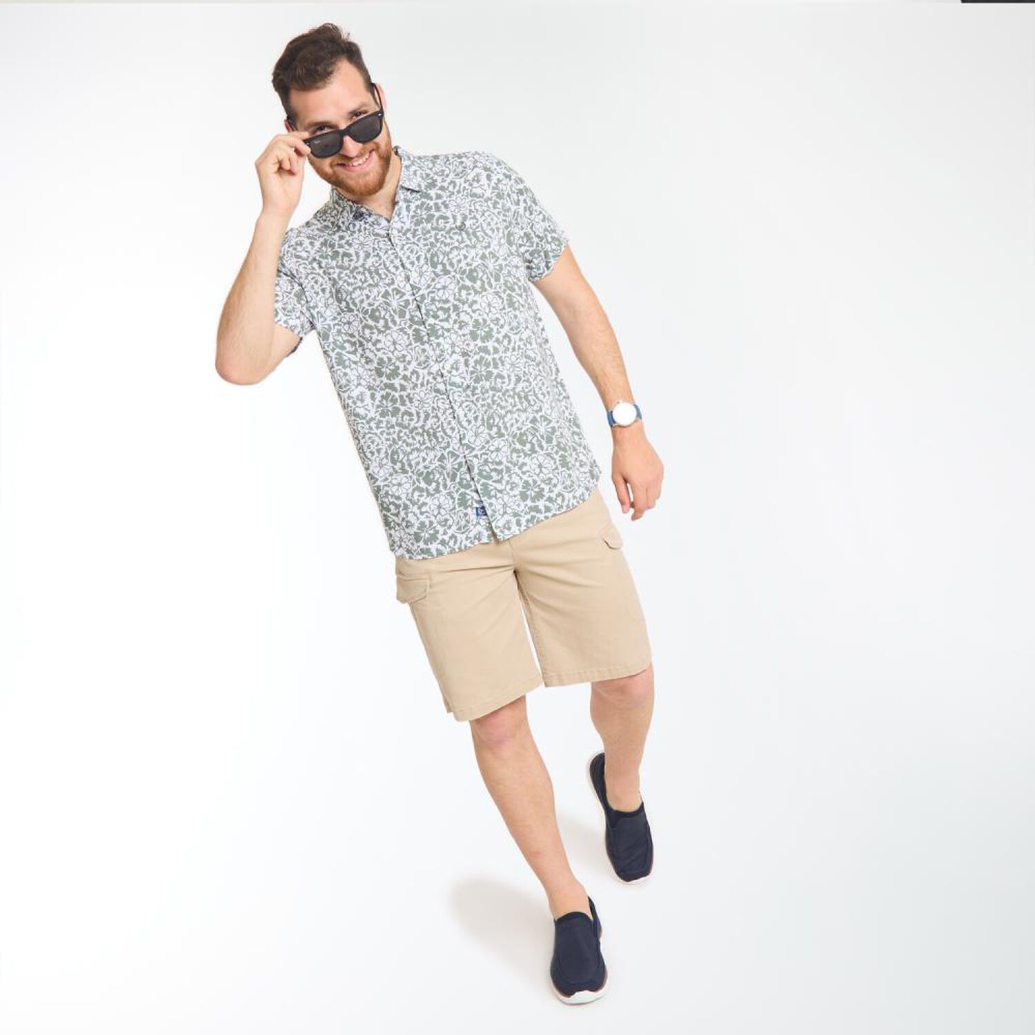 Camisa Manga Corta Hombre Peroe image number 1.0