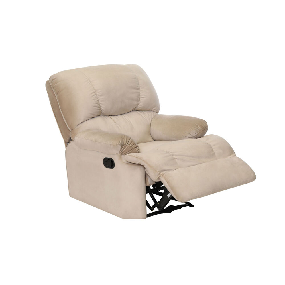 Bergere Perugia Reclinable Tela Velvet Beige image number 0.0