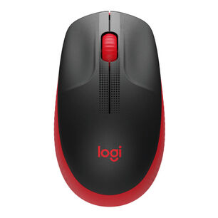 Mouse Logitech M190 Full-size Wireless Mouse Rojo