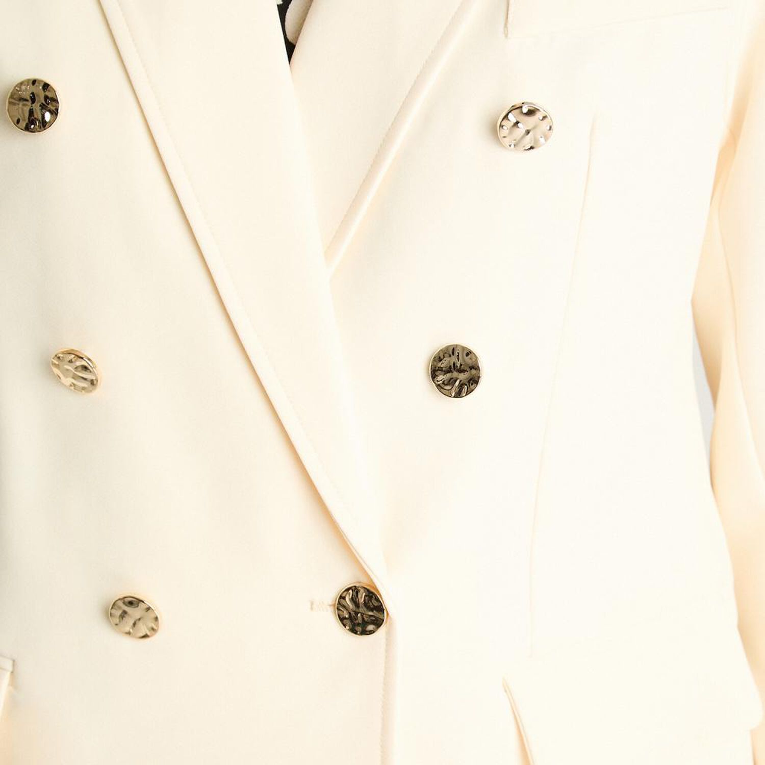 Blazer Cruzado Con Botones Cuello Solapa Mujer Lorenzo Di Pontti image number 3.0