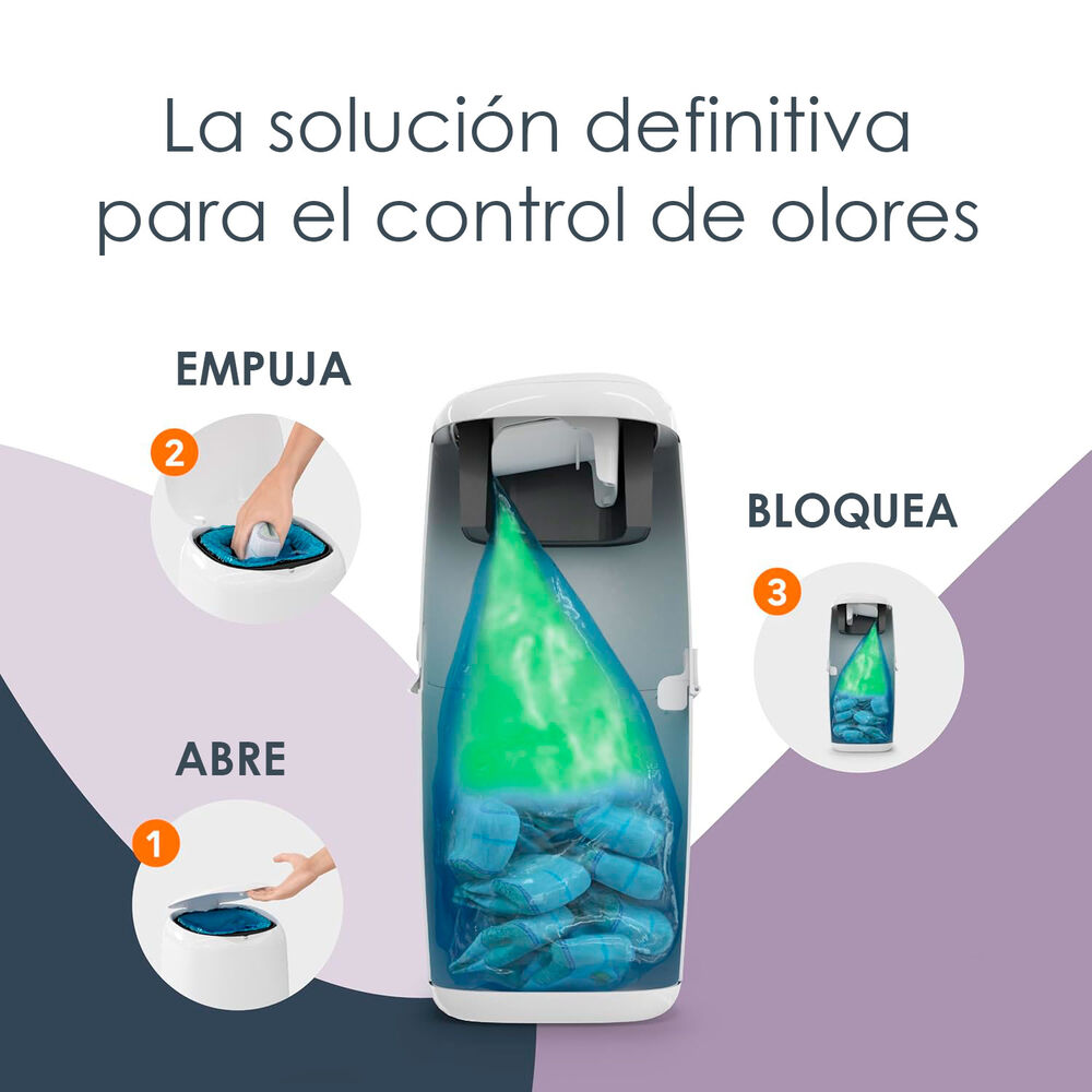 Basurero De Pa&ntilde;al Modelo Compac image number 4.0