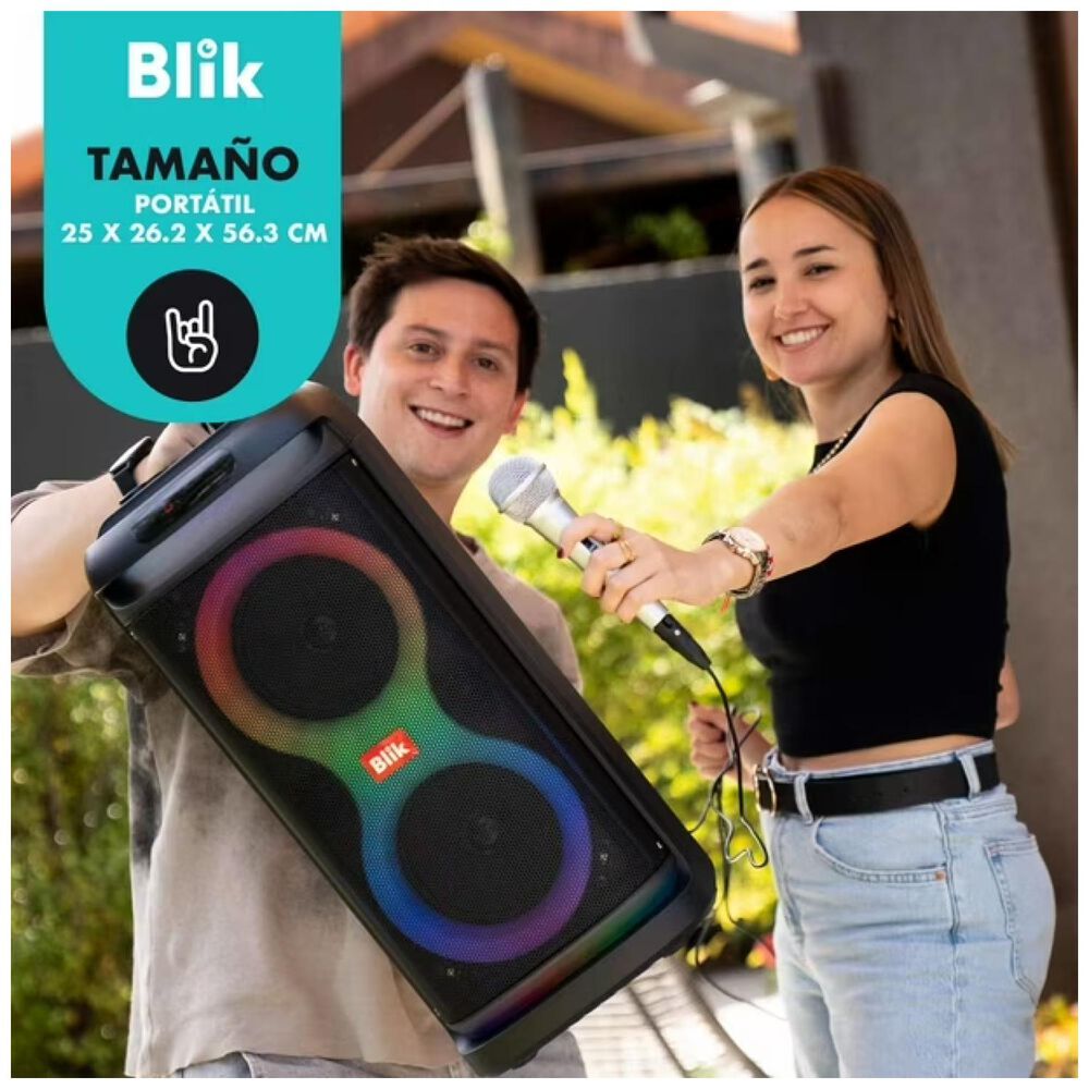 Parlante Bluetooth Portatil 40w Rgb Lightmax6 image number 4.0