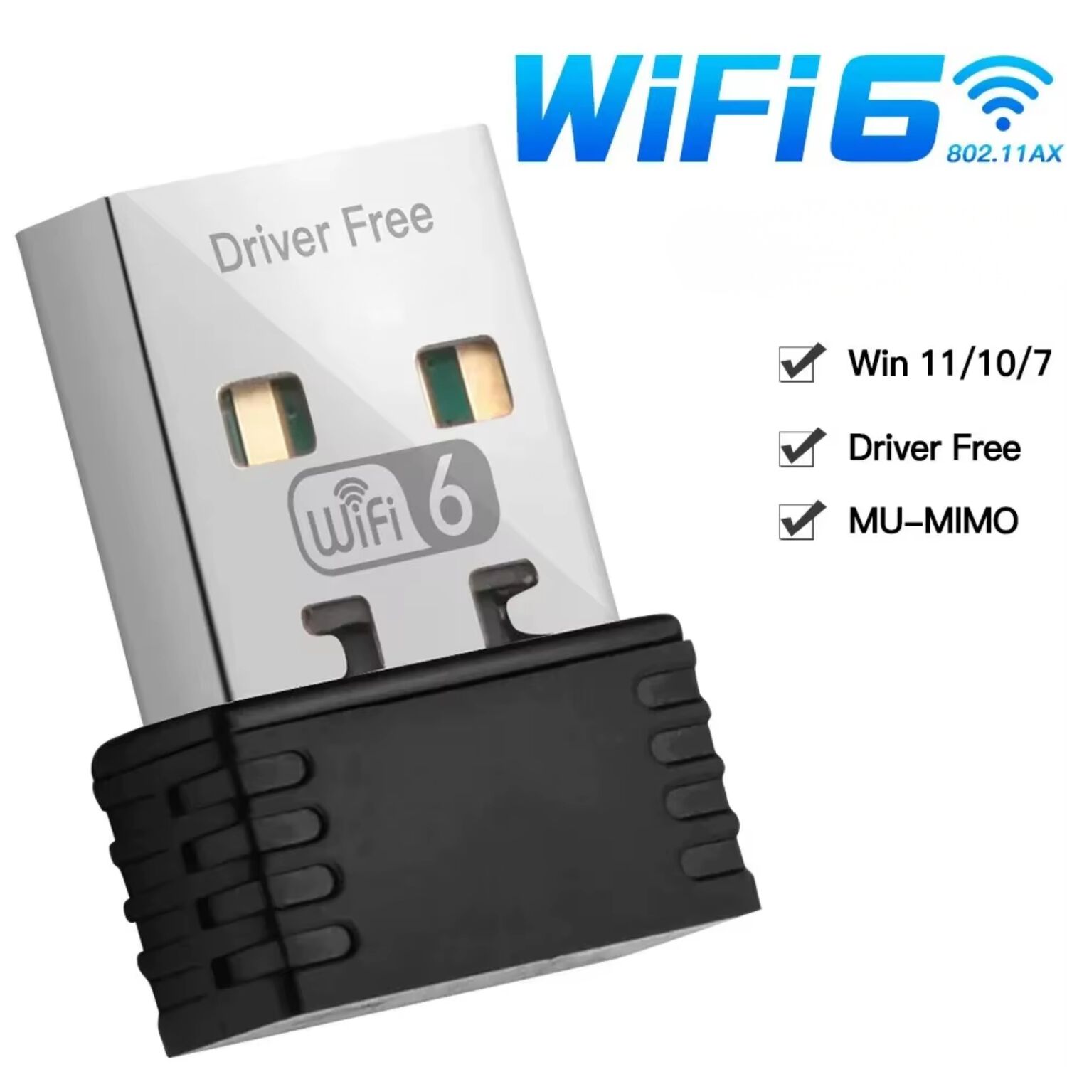 Adaptador De Red Wifi 6g Usb High Speed - Ultra Compacto image number 2.0