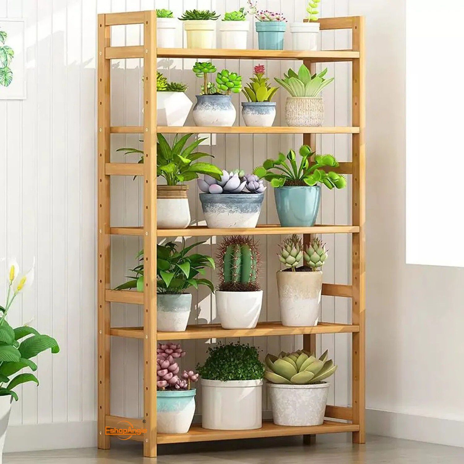 Organizador Bamb&uacute; Ajustable 5 Niveles Para Cocina Ba&ntilde;o image number 4.0