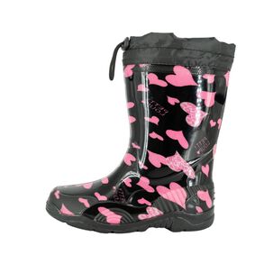 Bota De Agua Con Polar Cora Negro Bamboo