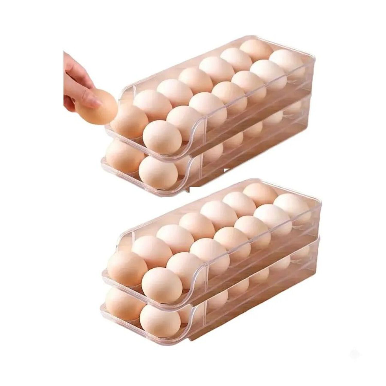 Dispensador De Huevos Autom&aacute;tico Para Refrigerador 2 Niveles image number 2.0