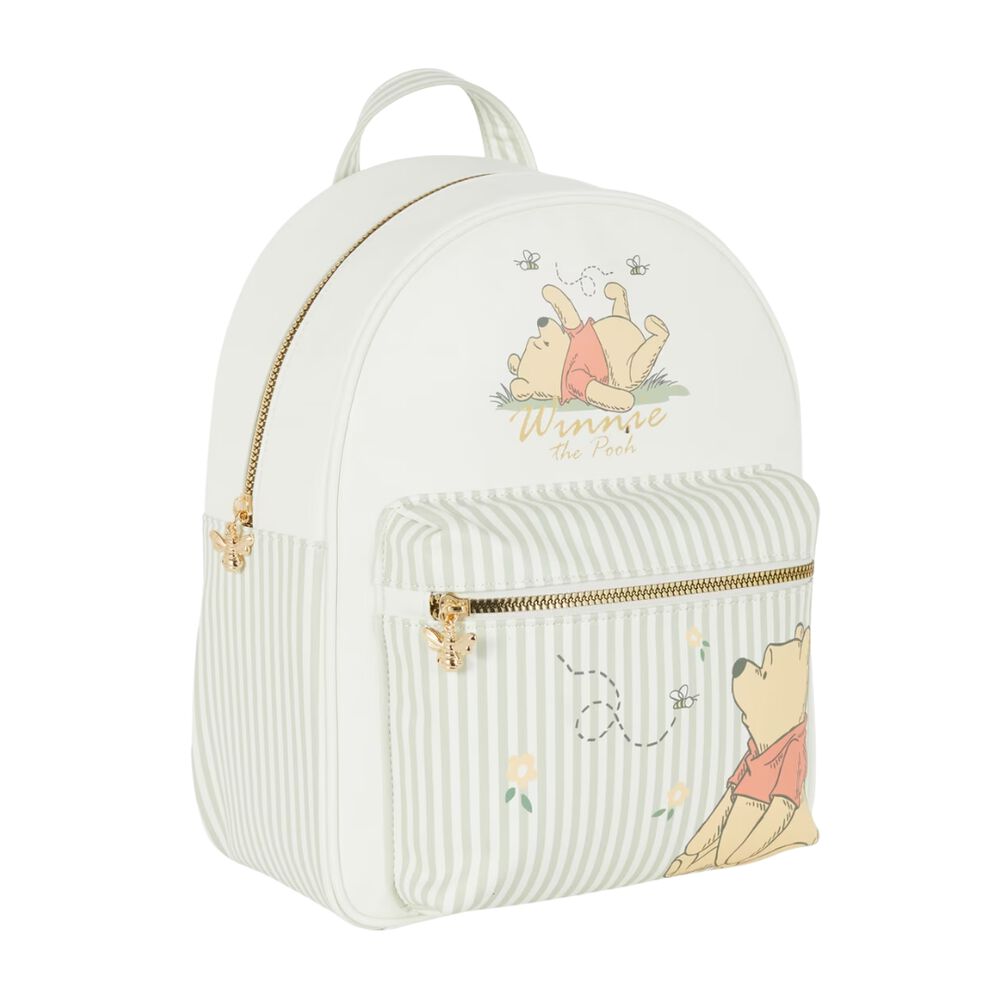 Primark Winnie The Pooh Mochila 24x30x12cm - Blanco/verde Claro image number 1.0