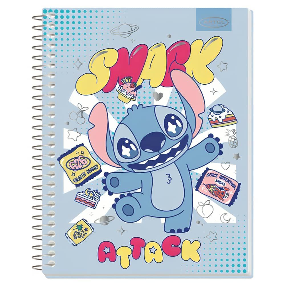Pack 4pcs Cuadernos Especial 150hj Stitch Foodie image number 0.0
