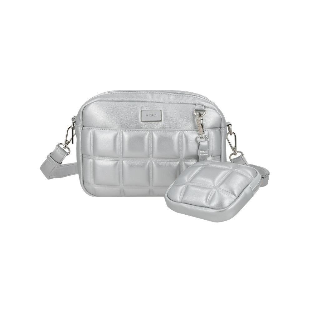 Bandolera Secret Lucania Sc6 S Plateado image number 0.0