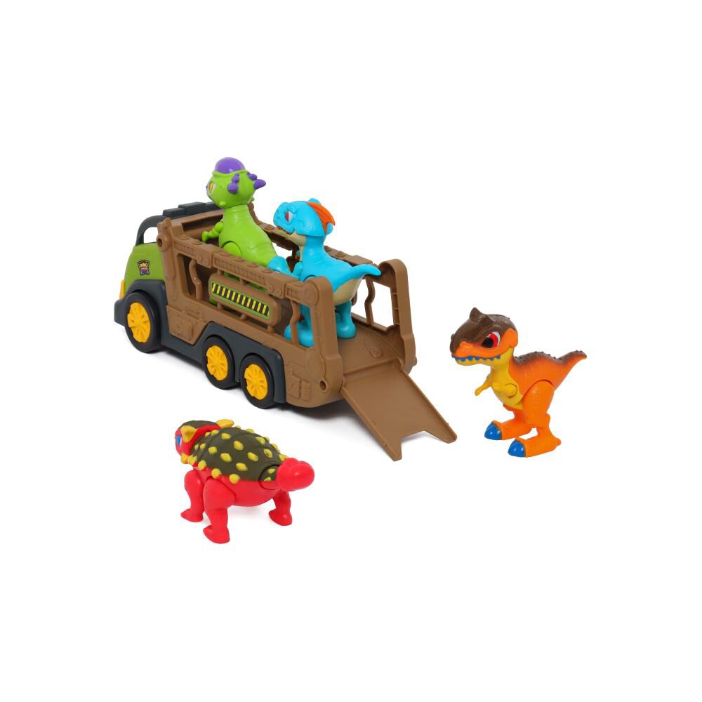 Camión Transportador De Dinosaurios Dino Troop Kids image number 2.0