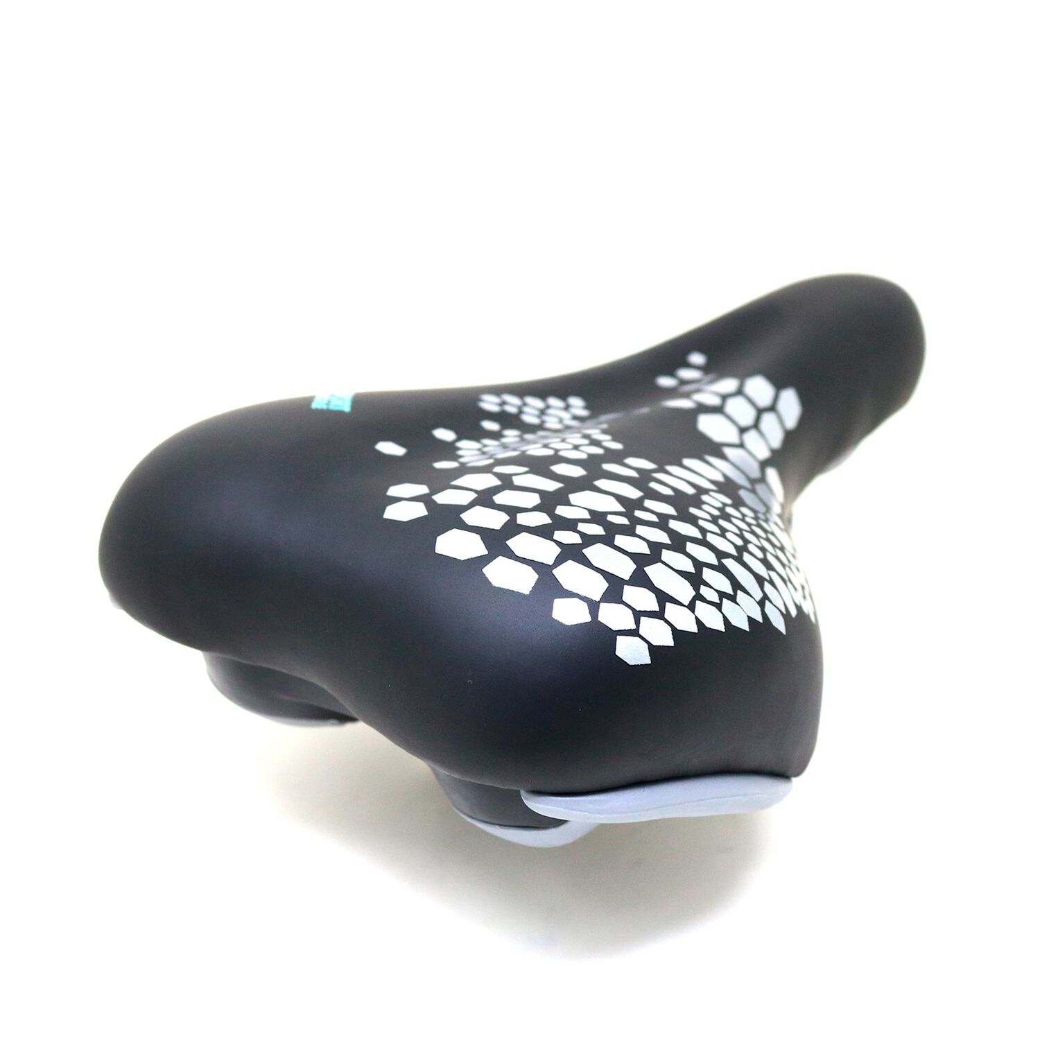 Asiento Radical Mountain Mtb N744 Hex&aacute;gonos Negro Plata image number 3.0