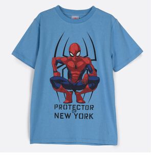 Polera Manga Corta Niño Spiderman