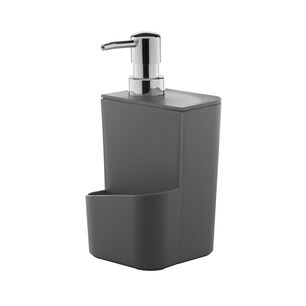 Dispensador Lavaloza Con Porta Esponja Gris 650 Ml