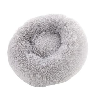 Cama Nido De Felpa Para Mascotas Con Forma De Rosca 50cm