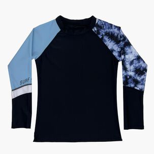 Polera Niño Protección Uv Gris