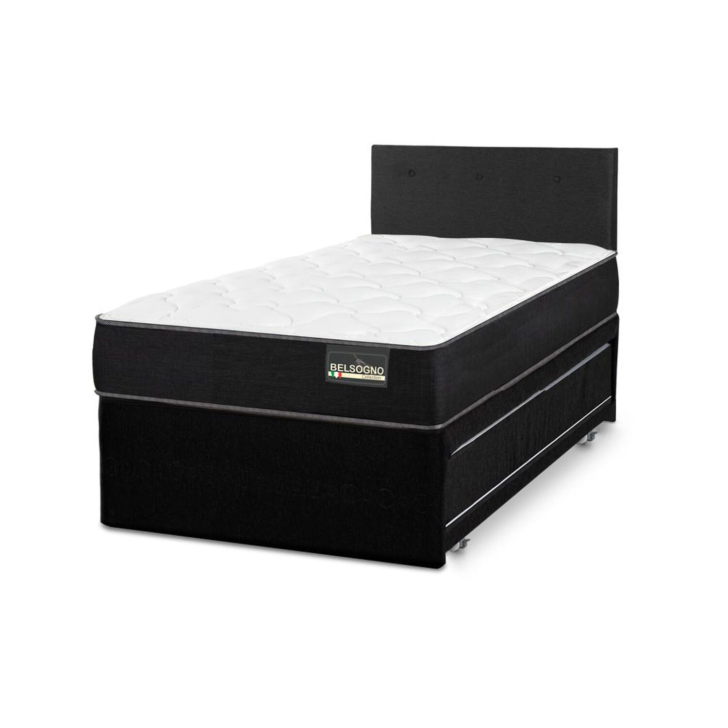 Cama Nido Belsogno One Black / 1 Plaza / Base Normal image number 1.0