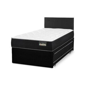 Cama Nido Belsogno One Black / 1 Plaza / Base Normal