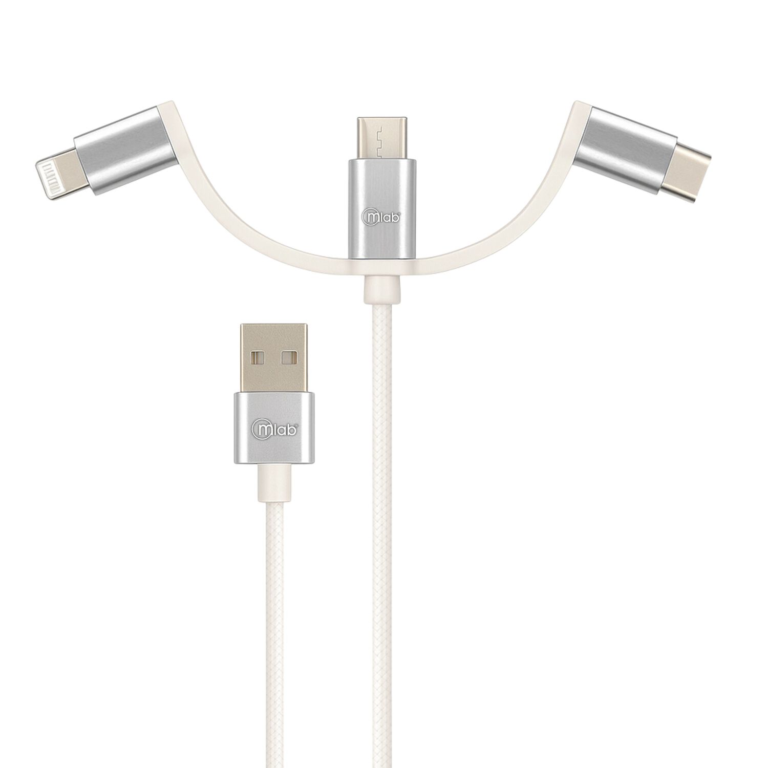 Cable 3en1 Mfi Certificado Para Iphone & Android Multipuerto image number 0.0