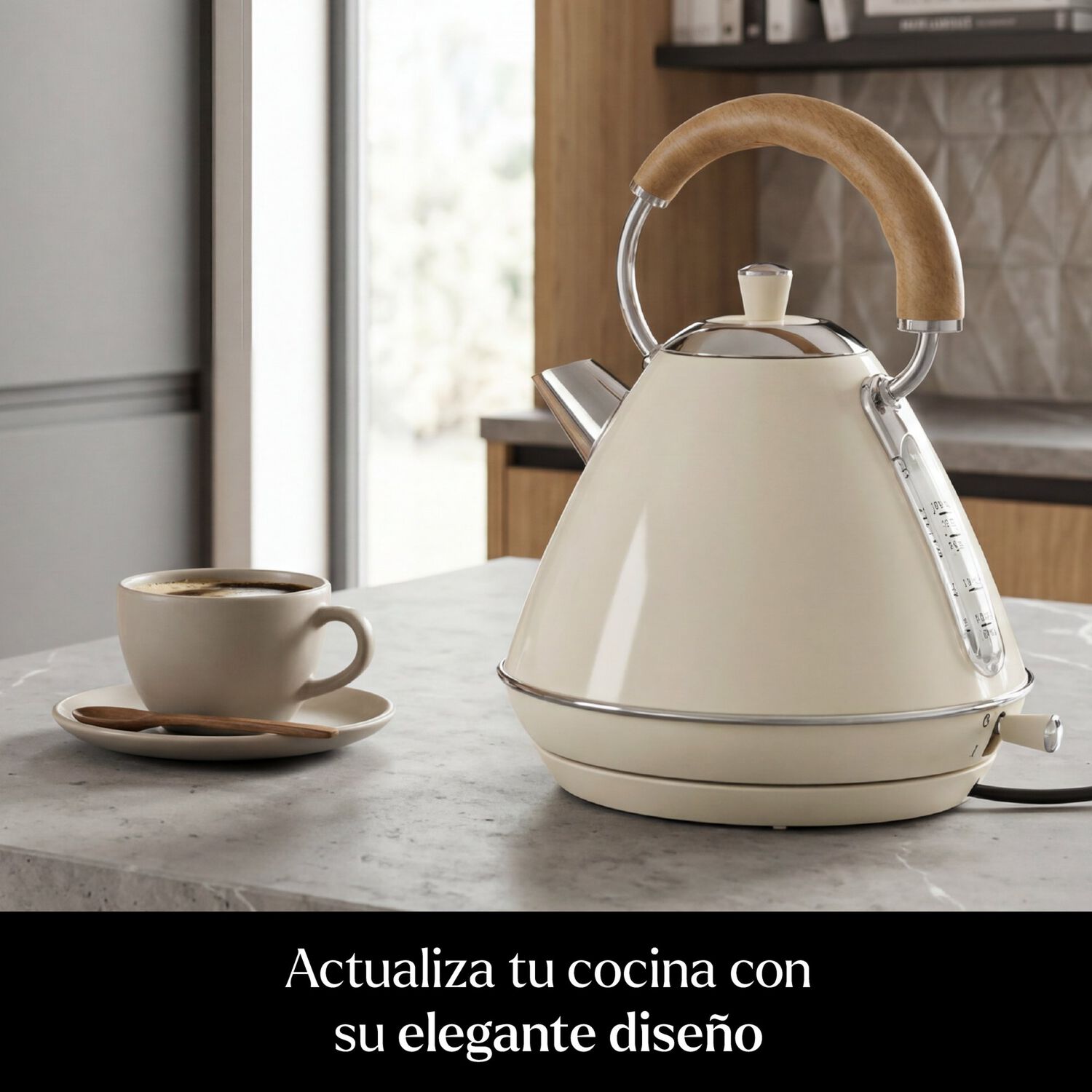Hervidor Design Beige 1,7 L Easyways image number 3.0