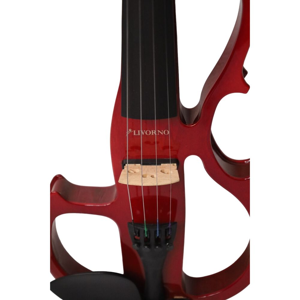 Viol&iacute;n El&eacute;ctrico Livorno 4/4 Rojo Liv-e-41rd image number 2.0