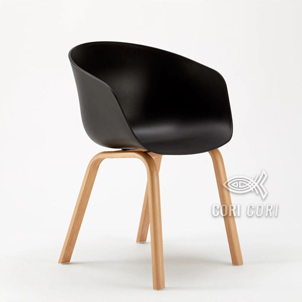 Comedor Medlock 120x80cm + 4 Sillas Cup Negro image number 5.0