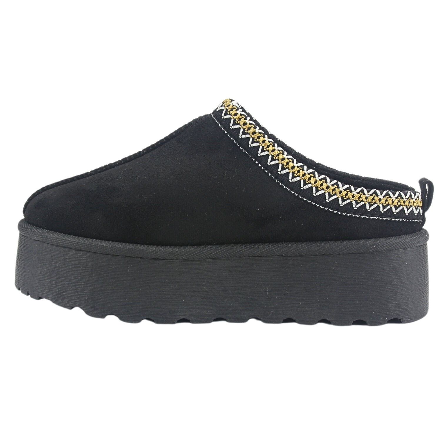 Pantufla Chalada Mujer Pinguih-3 Negro Comfort image number 1.0